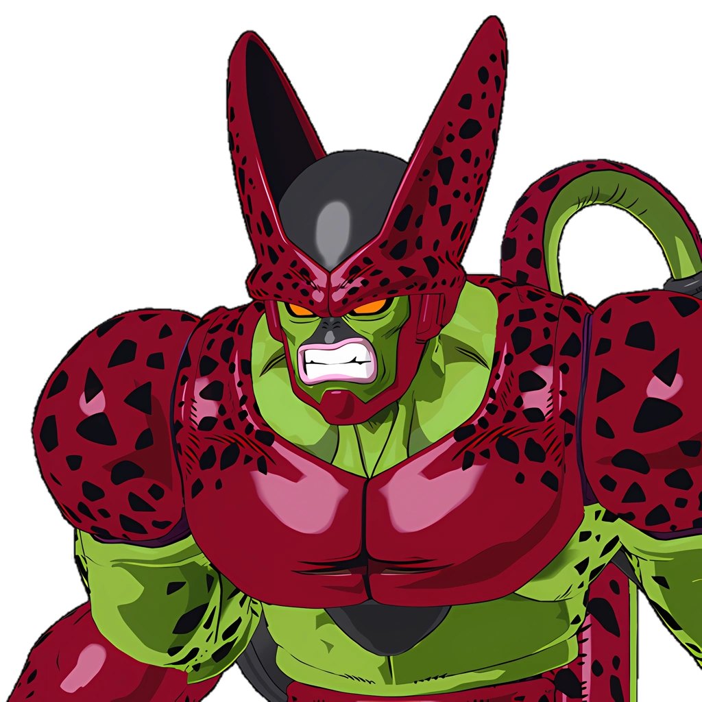 Cell Max, one of the eleven HERO OF JUSTICE Pack fighters in Sparking Zero