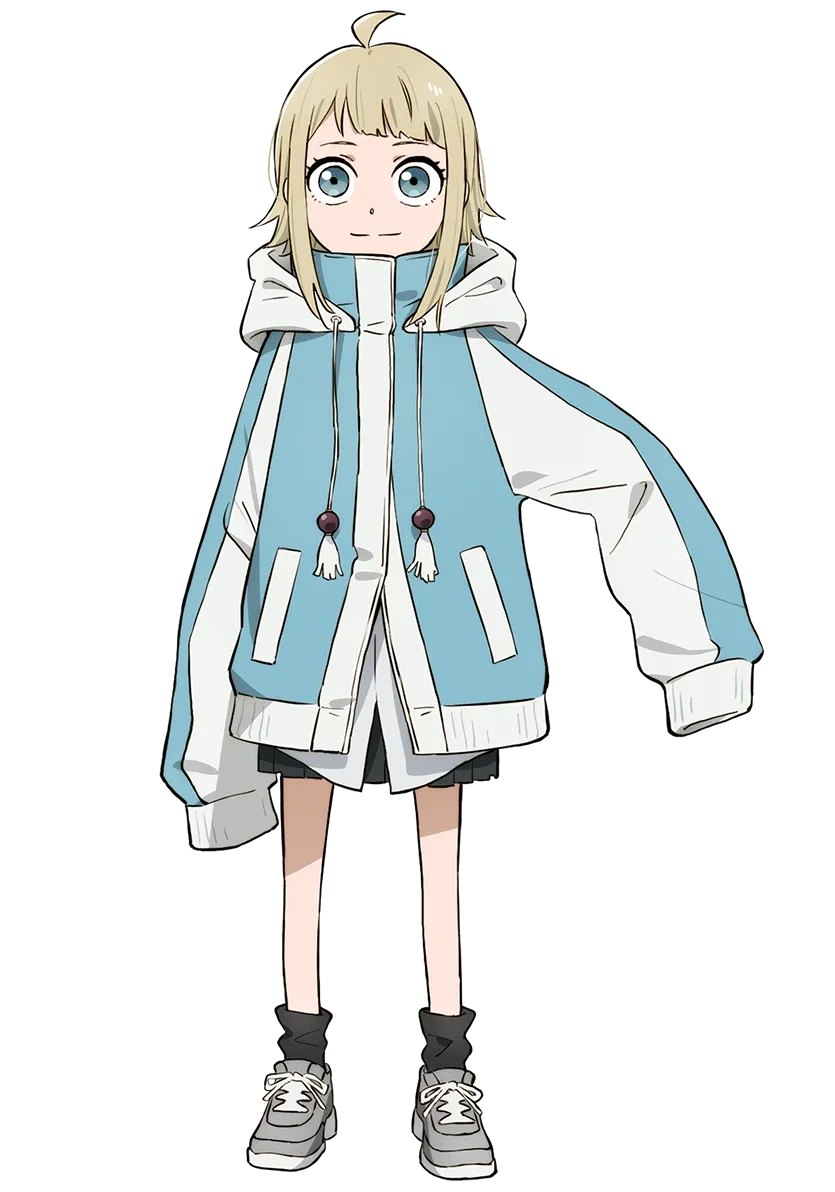 Char Kyonagi anime character design for Kagurabachi