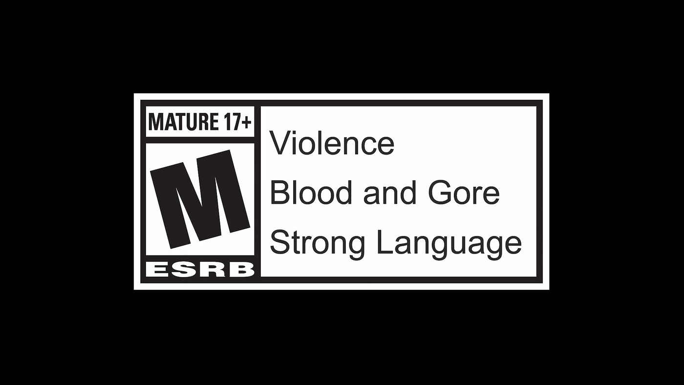 The ESRB Mature 17+ rating card