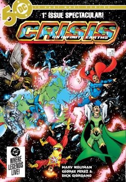 Crisis on Infinite Earths 1 cover from 1985