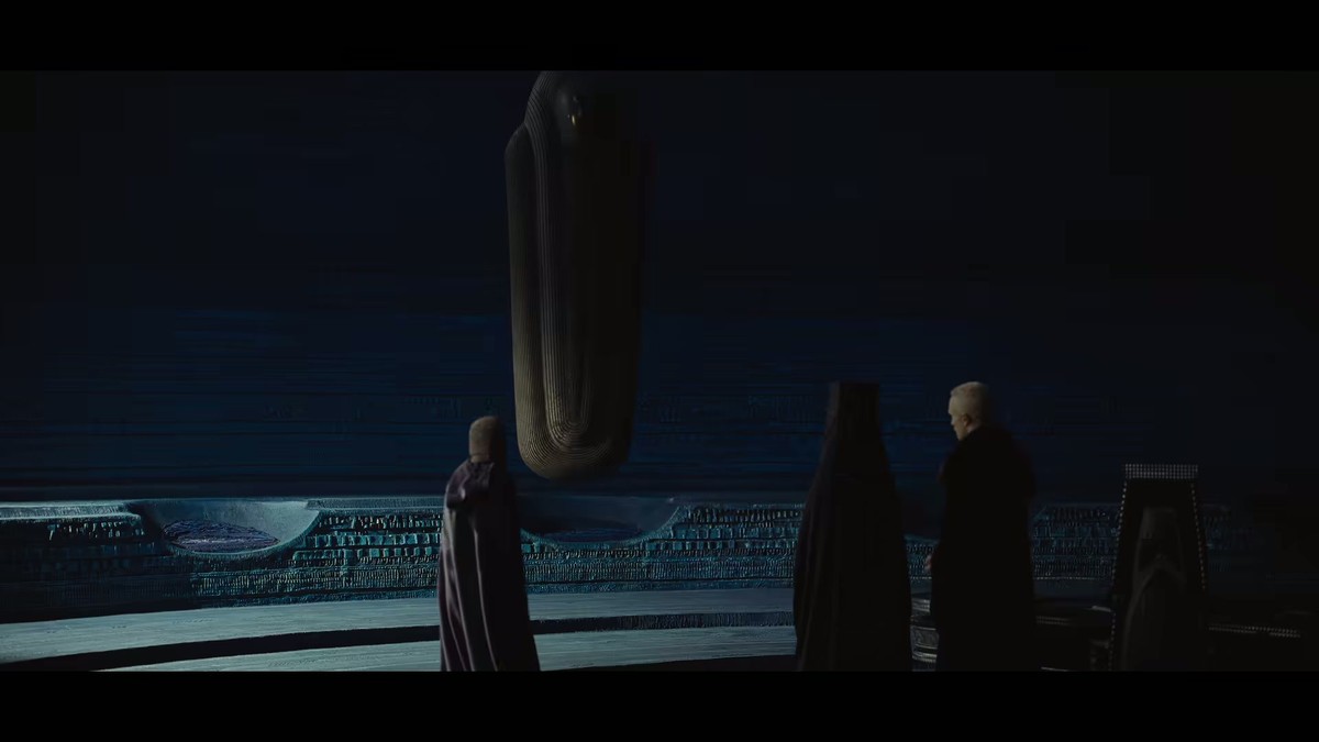 The Spacing Guild Navigator's pod in the Dune: Part Three trailer
