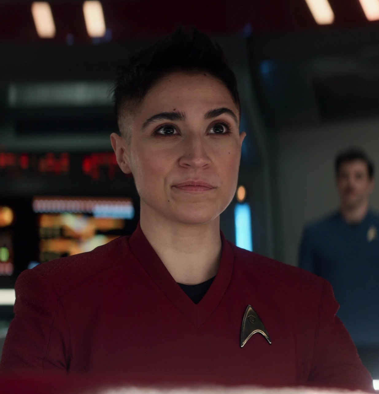 Erica Ortegas at the Enterprise helm