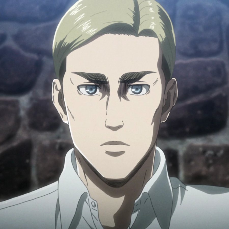 Erwin Smith, who dies during the Battle of Shiganshina in season three