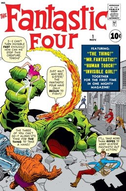 Fantastic Four 1 cover from November 1961