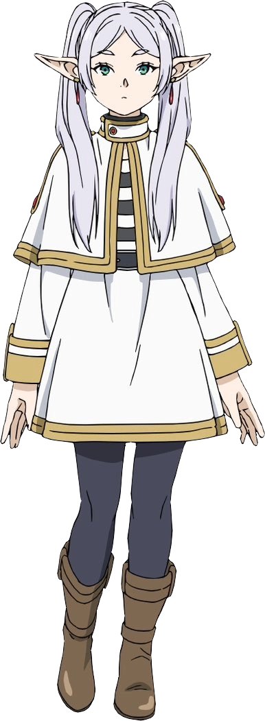 Frieren, the elven mage, in Frieren: Beyond Journey's End