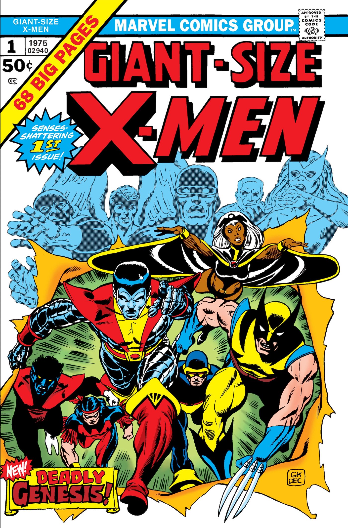 Cover of Giant-Size X-Men number 1 from 1975