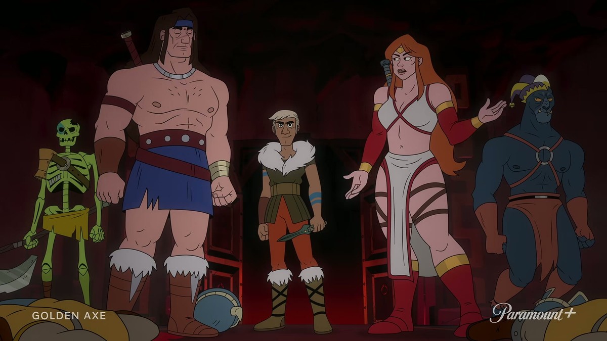 The held line-up at 1:22.0. Frame from the official trailer. &copy; Paramount+ / Sega.