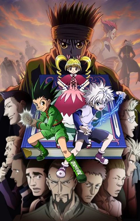 Official Greed Island arc key art from Hunter x Hunter