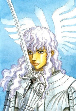 Griffith, formerly leader of the Band of the Hawk, in Berserk