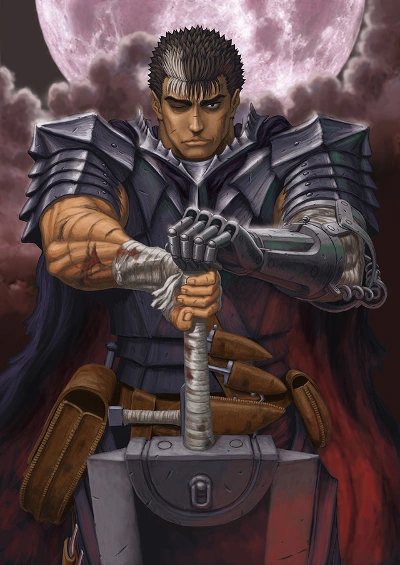 Guts from the seinen manga Berserk