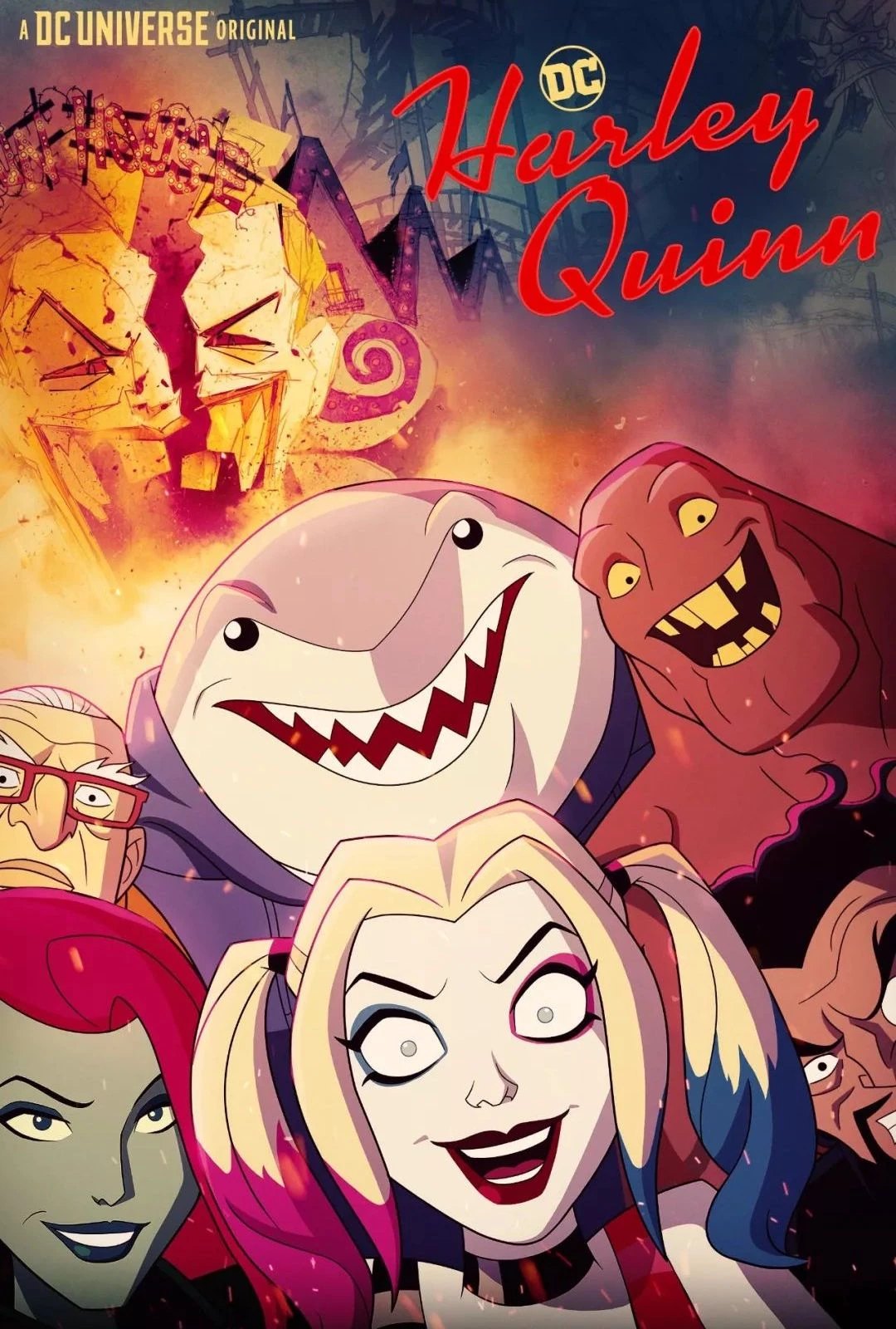 Promotional poster for the Harley Quinn animated series