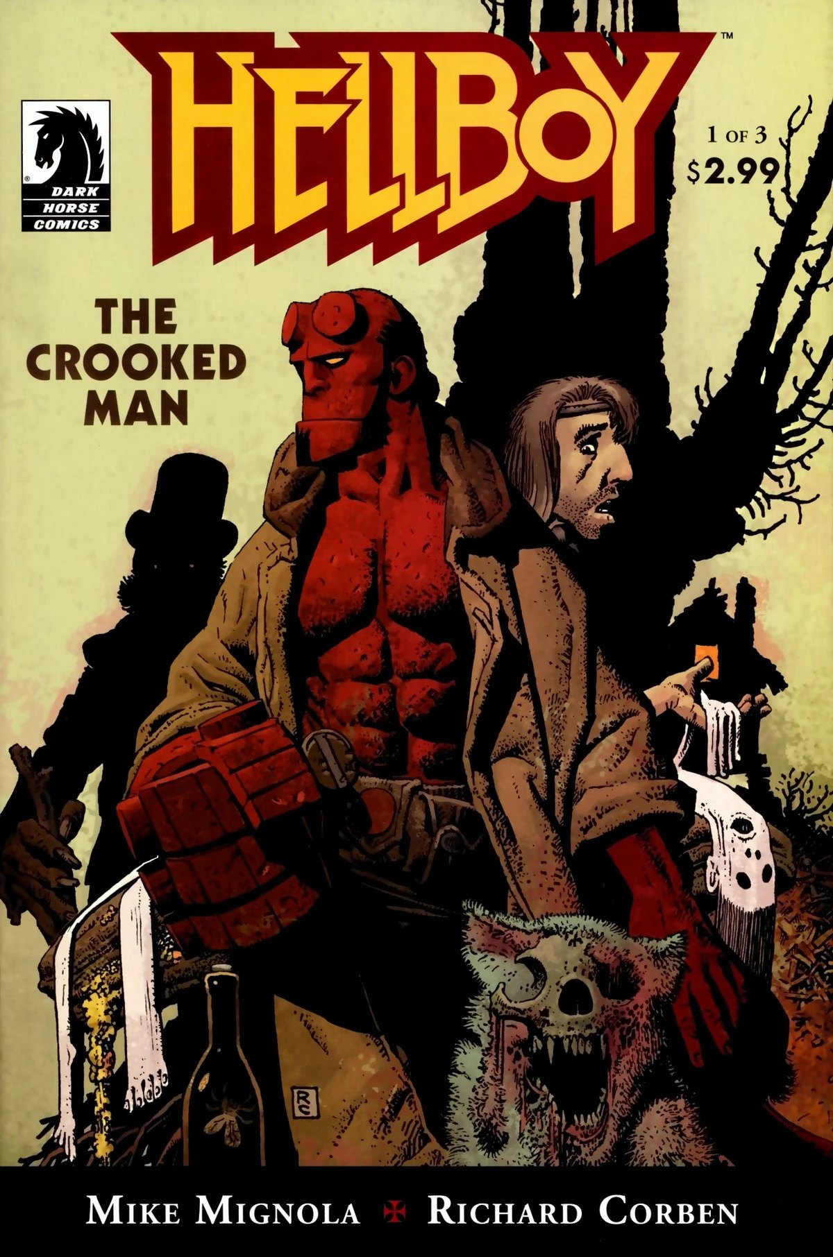 Cover of Hellboy: The Crooked Man #1