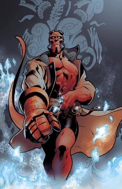 Hellboy as drawn for Dark Horse Comics