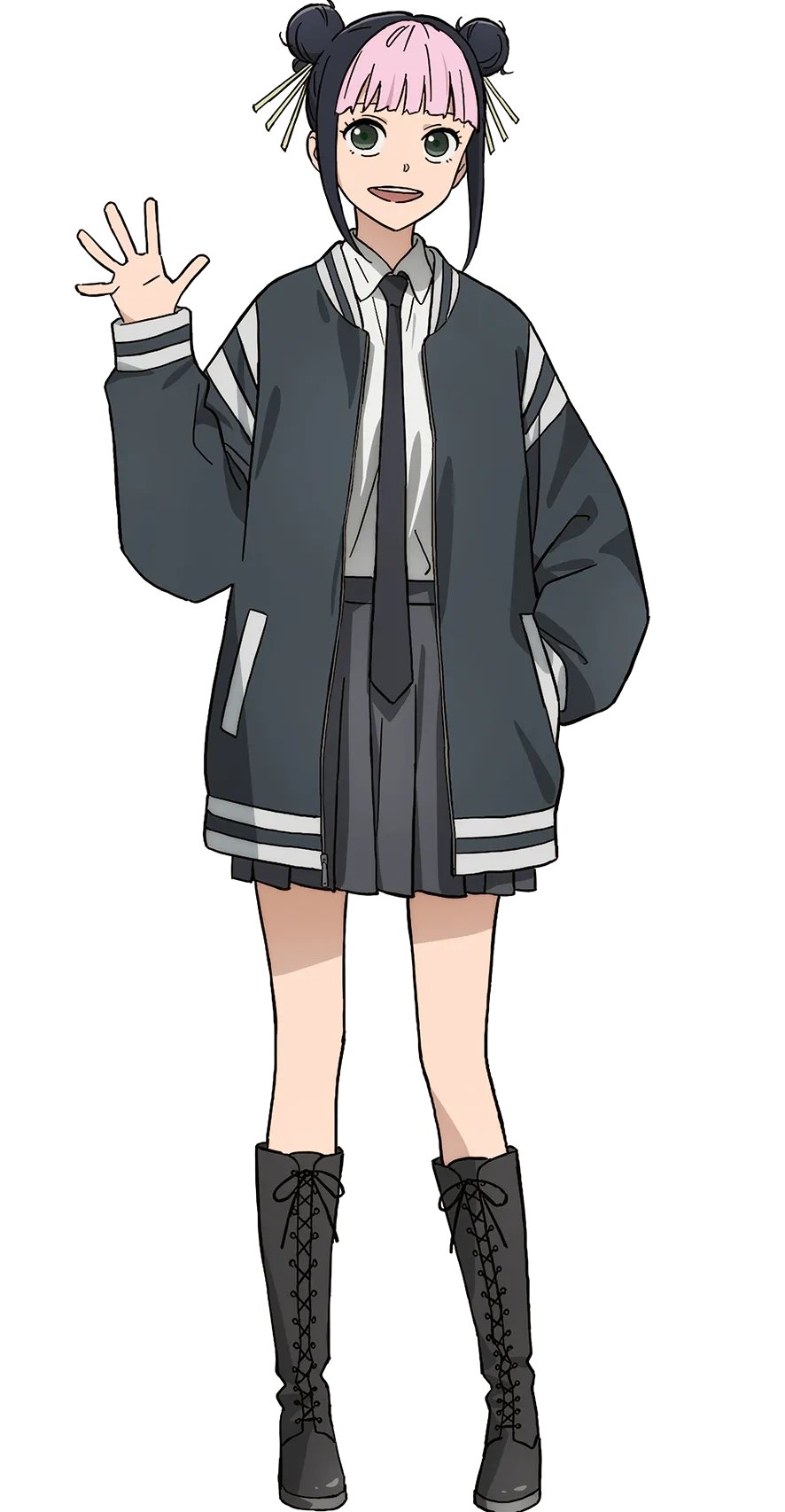Hinao anime character design for Kagurabachi