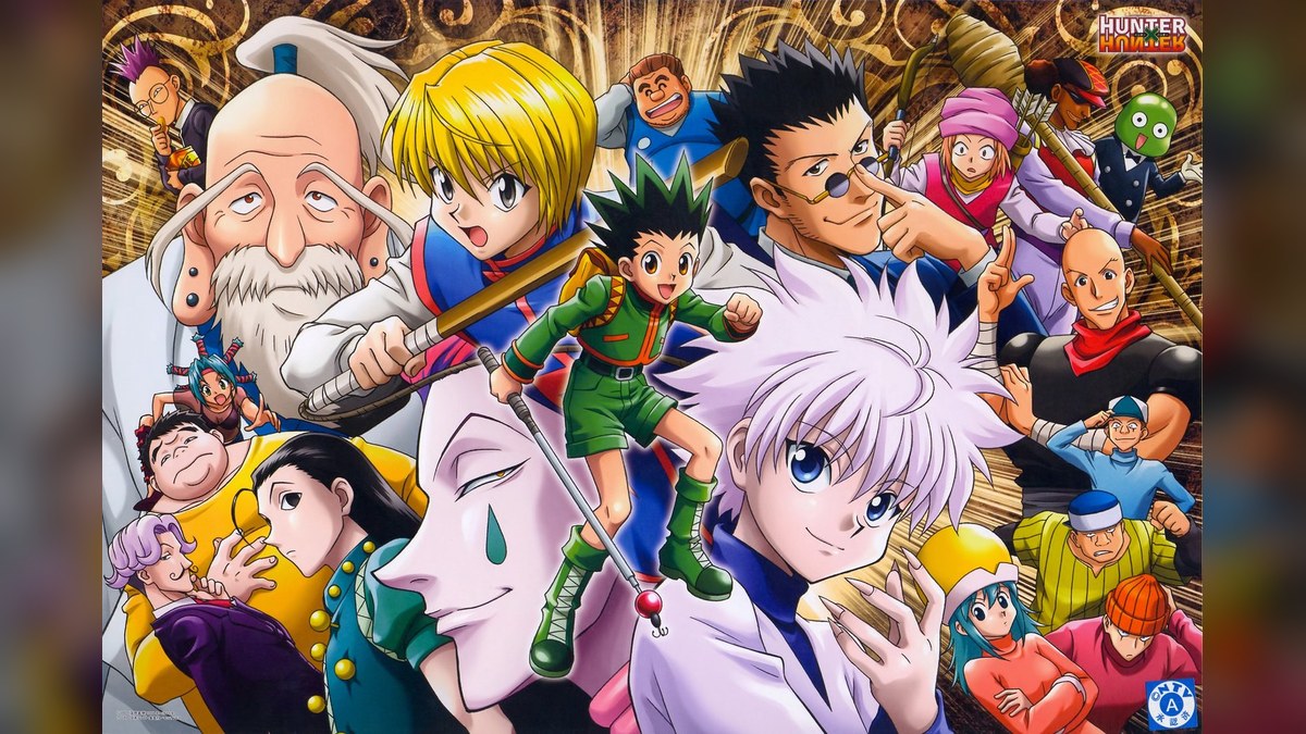 The Hunter x Hunter main cast from the 2011 anime's Hunter Exam arc