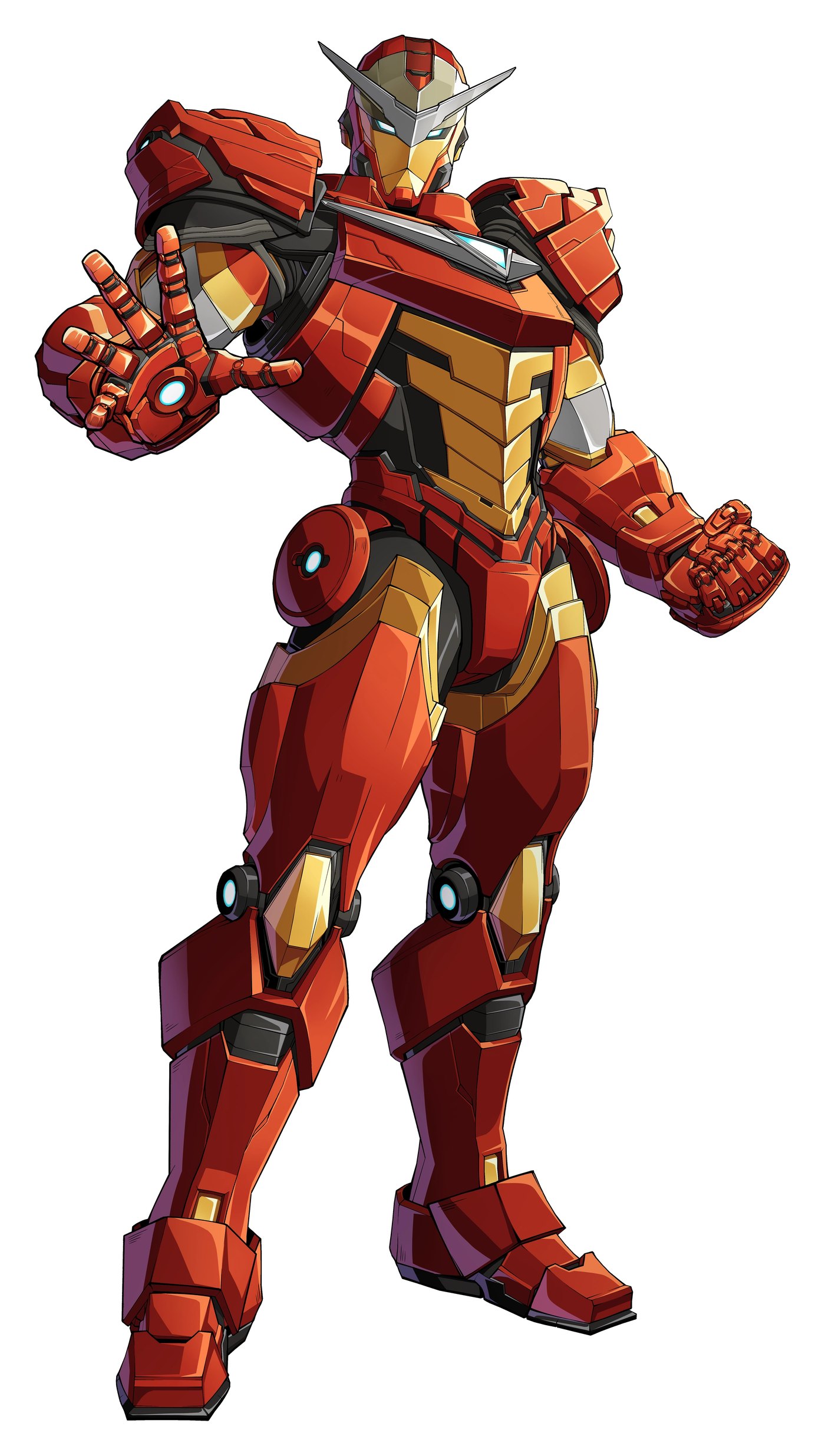 Iron Man as he appears in Marvel Tokon: Fighting Souls