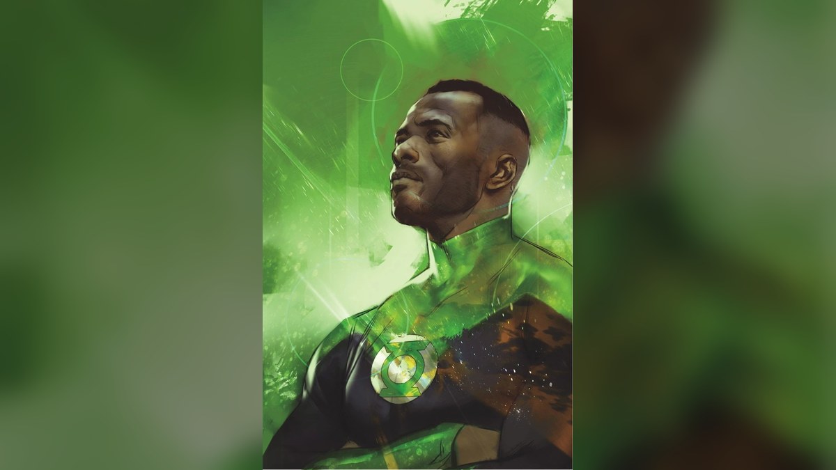 John Stewart Green Lantern comic book art
