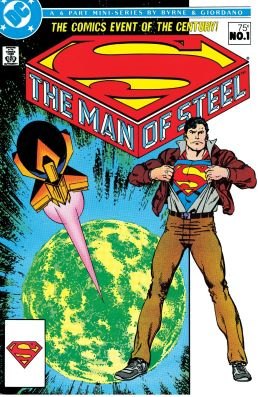 Man of Steel 1 cover from 1986 by John Byrne