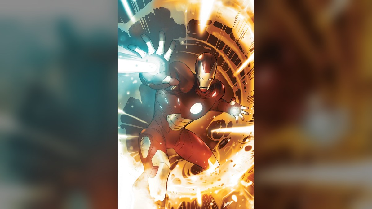 Iron Man artwork illustrating EA Motive's in-development video game
