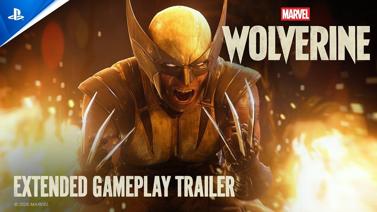 Marvel's Wolverine Extended Gameplay Trailer thumbnail showing Logan mid-combat