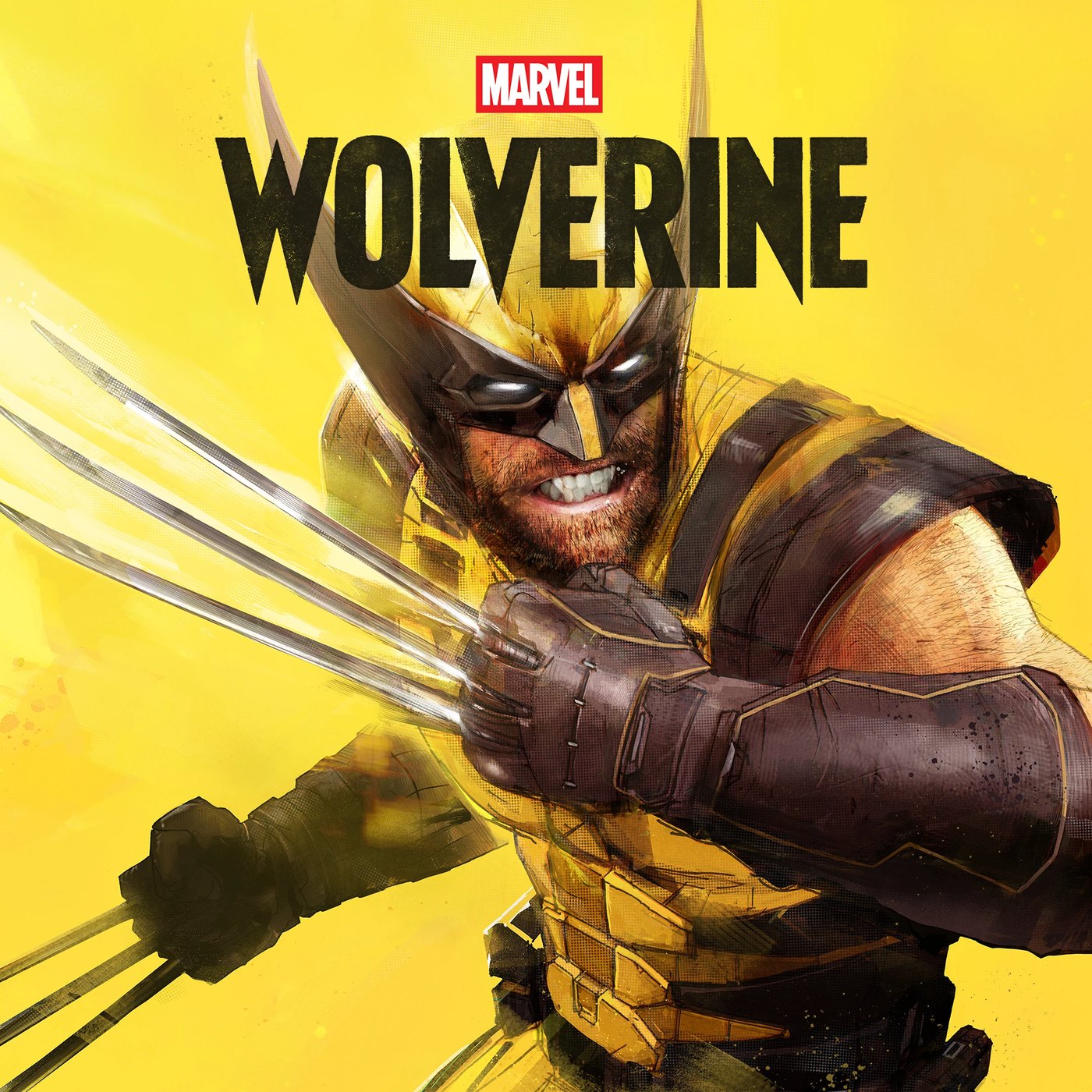 Marvel's Wolverine key art showing Logan with claws extended