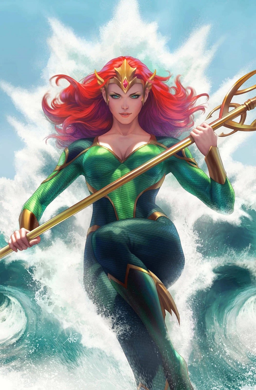 Mera, Aquaman's wife and Queen of Atlantis