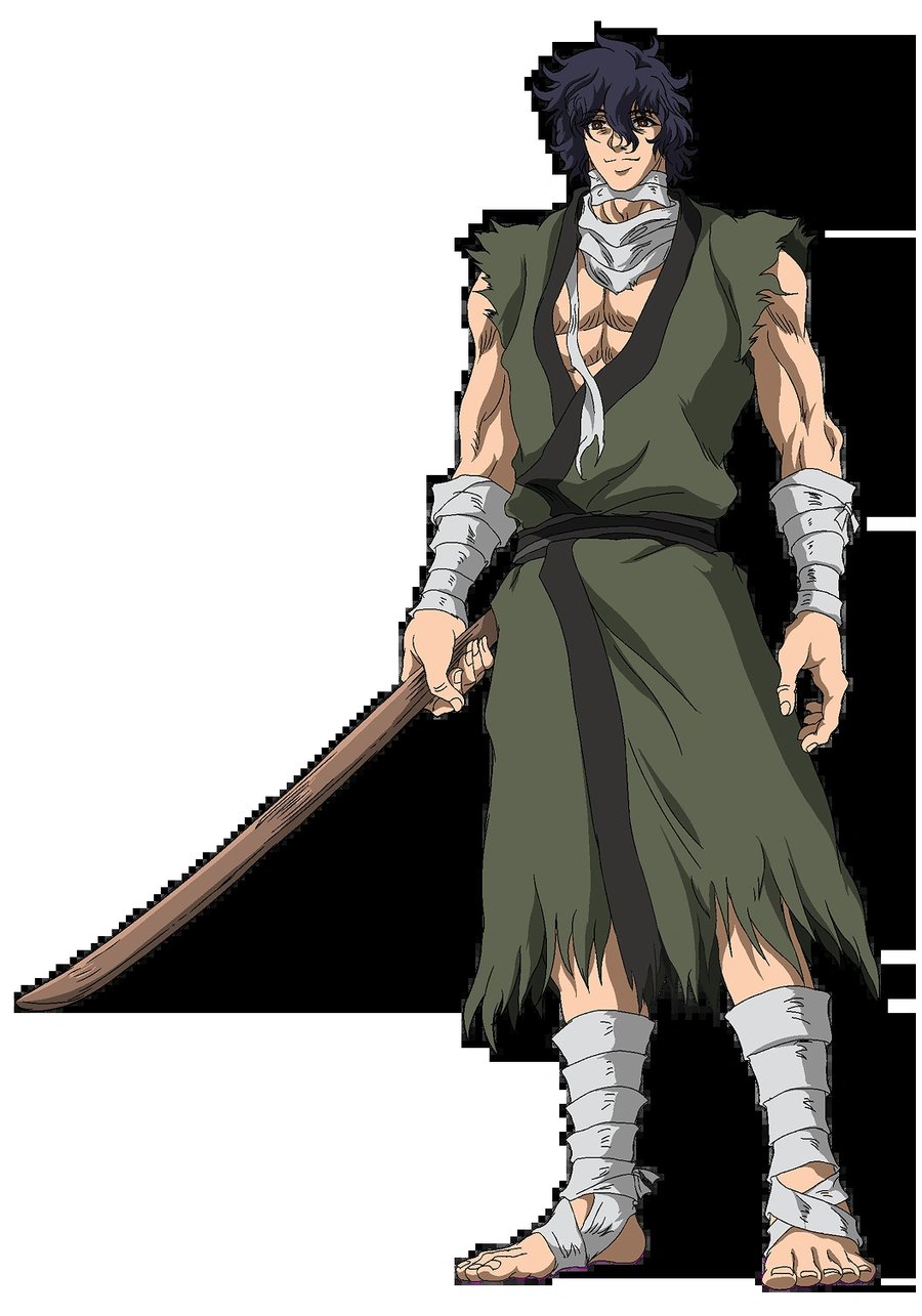 Miyamoto Musashi's anime character design for Tenkaichi