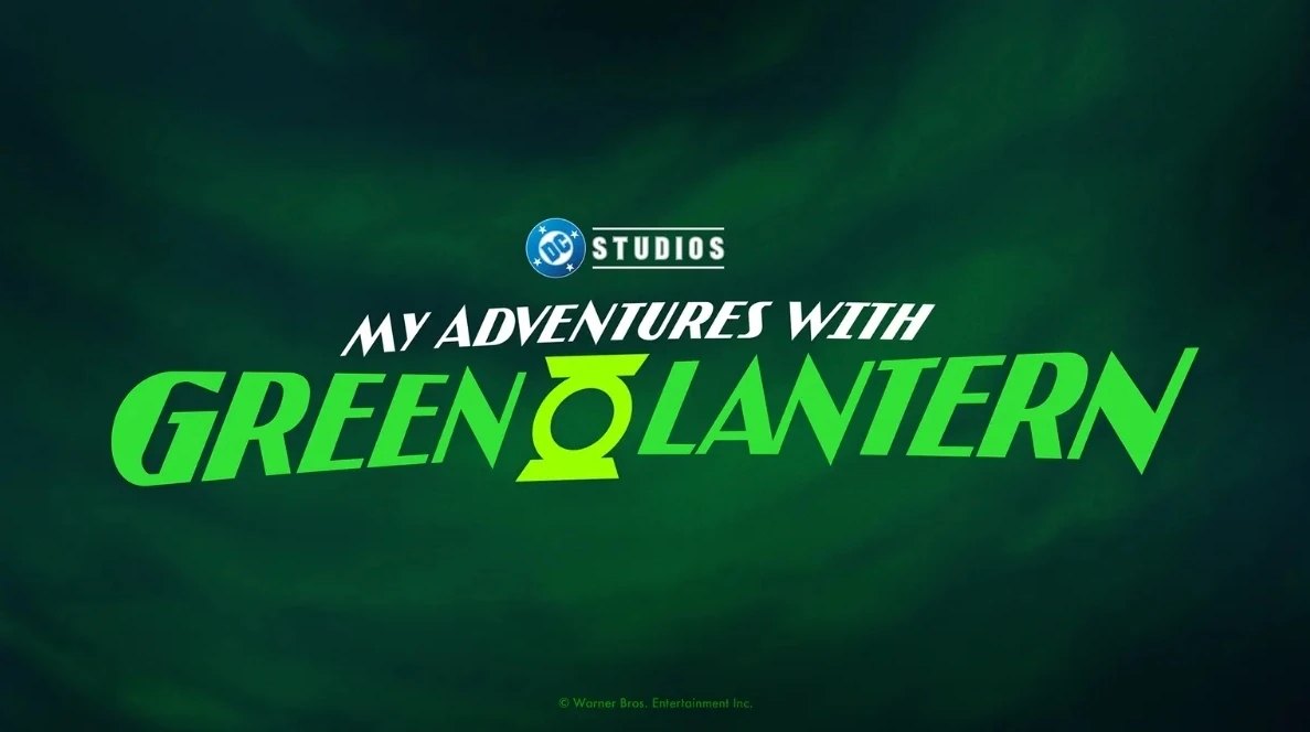 My Adventures with Green Lantern announcement title card