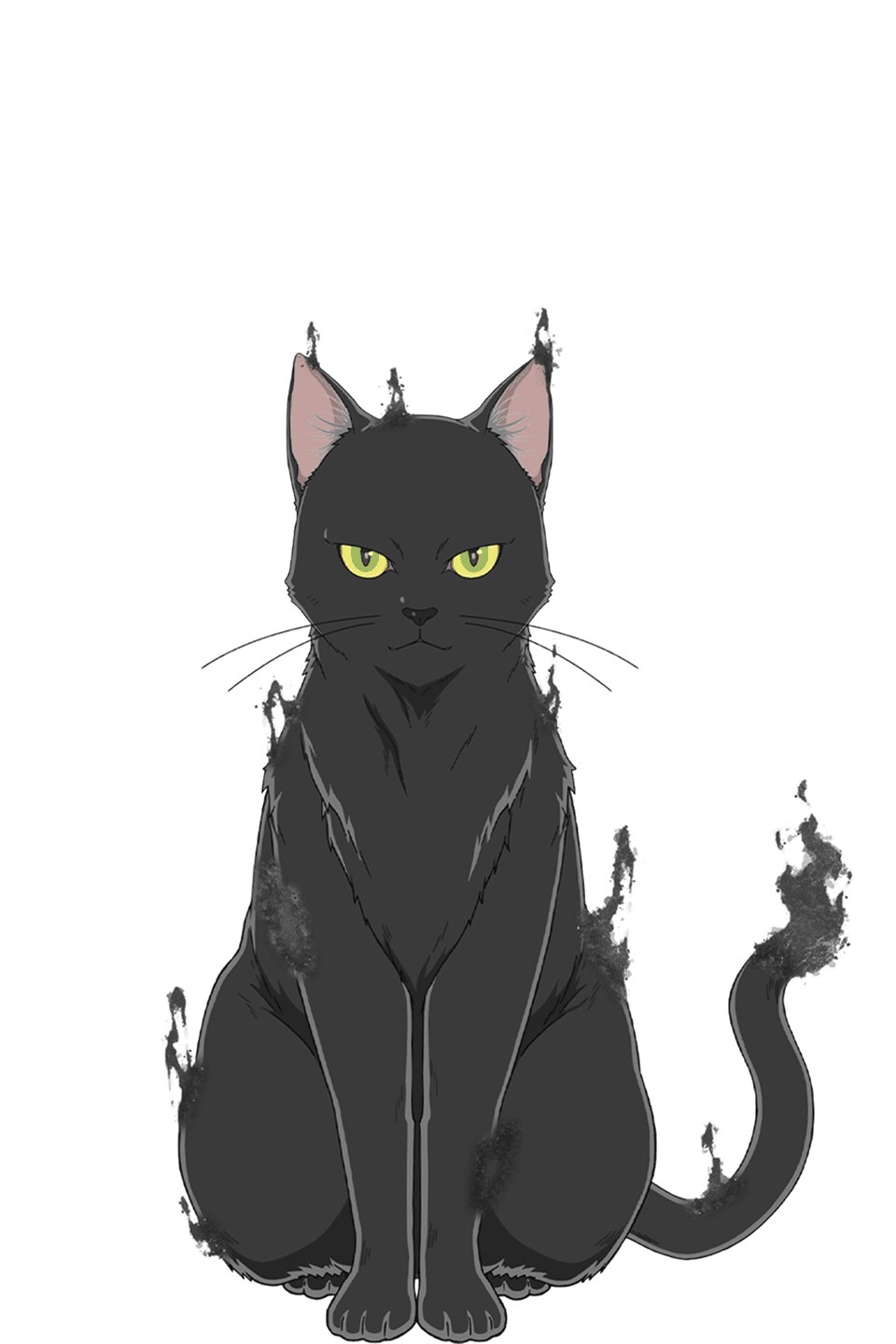 Rago anime character design from Black Torch