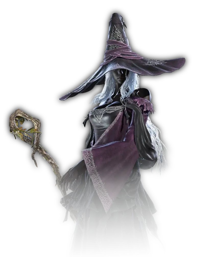 Recluse, a hooded elemental spellcaster Nightfarer, in Elden Ring Nightreign