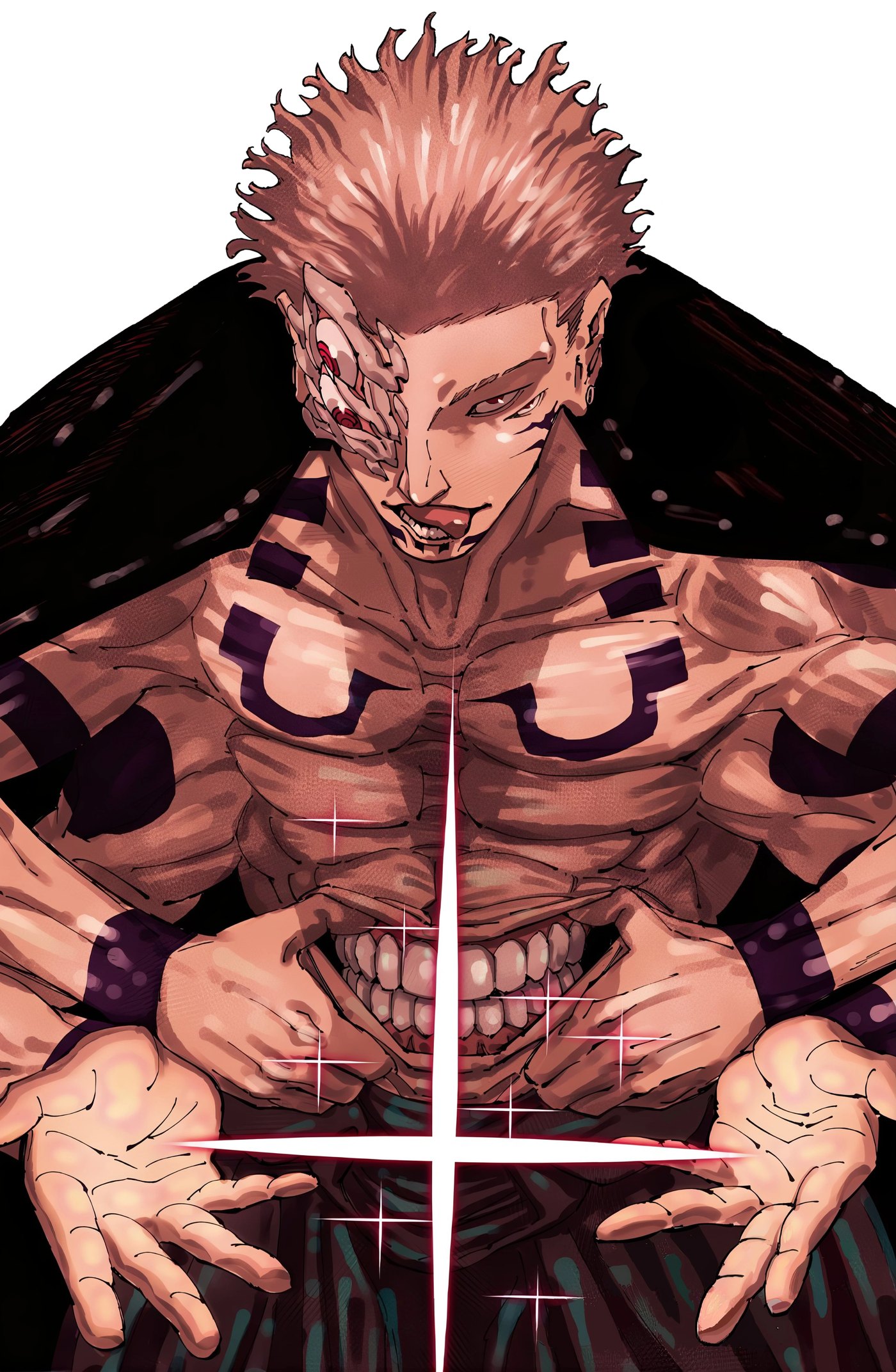 Ryomen Sukuna, the King of Curses, as depicted on the Jujutsu Kaisen Volume 29 cover