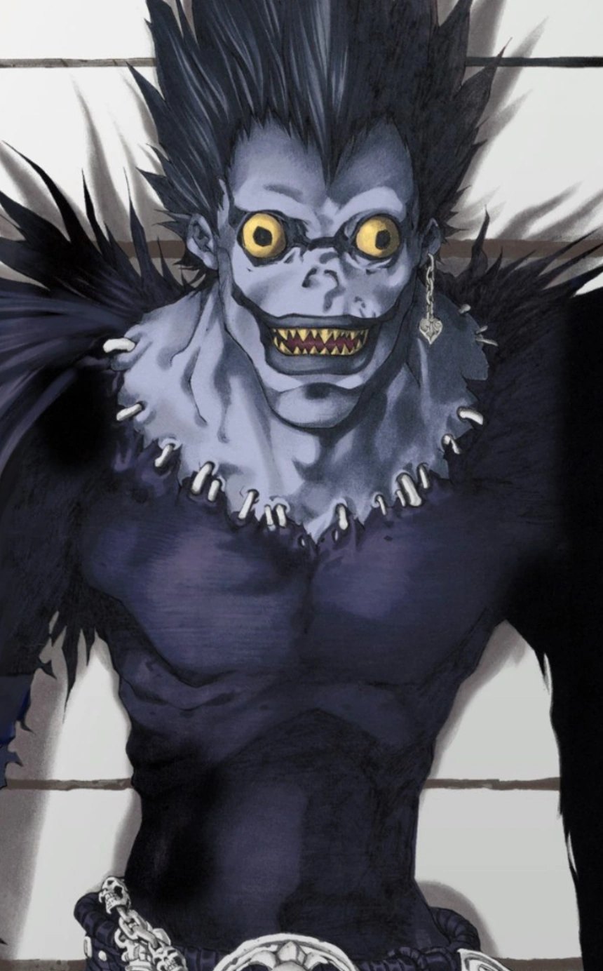 Ryuk, the shinigami who owned the Death Note before Light