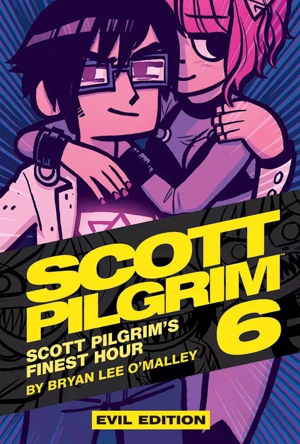 Scott Pilgrim's Finest Hour Evil Edition hardcover, the last Scott Pilgrim graphic novel before the 16-year gap