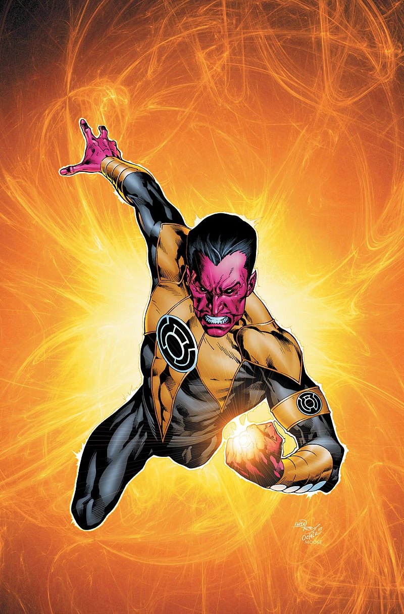Sinestro comic art, DC Comics