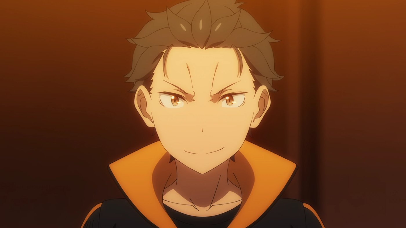 Subaru Natsuki from Re:ZERO, whose Return by Death is a time loop