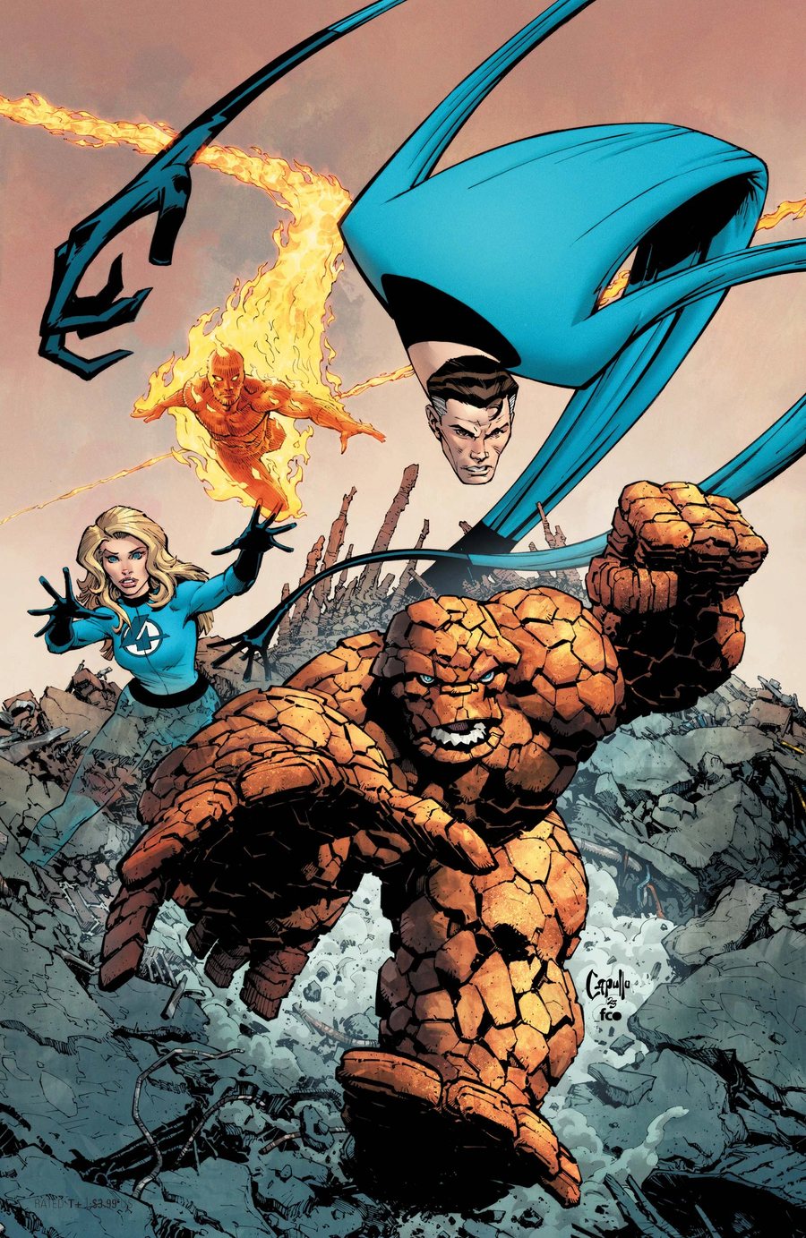 The Fantastic Four in their mainline Marvel incarnation