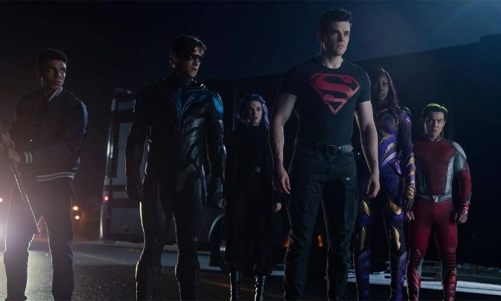 The cast of HBO Max's live-action Titans series