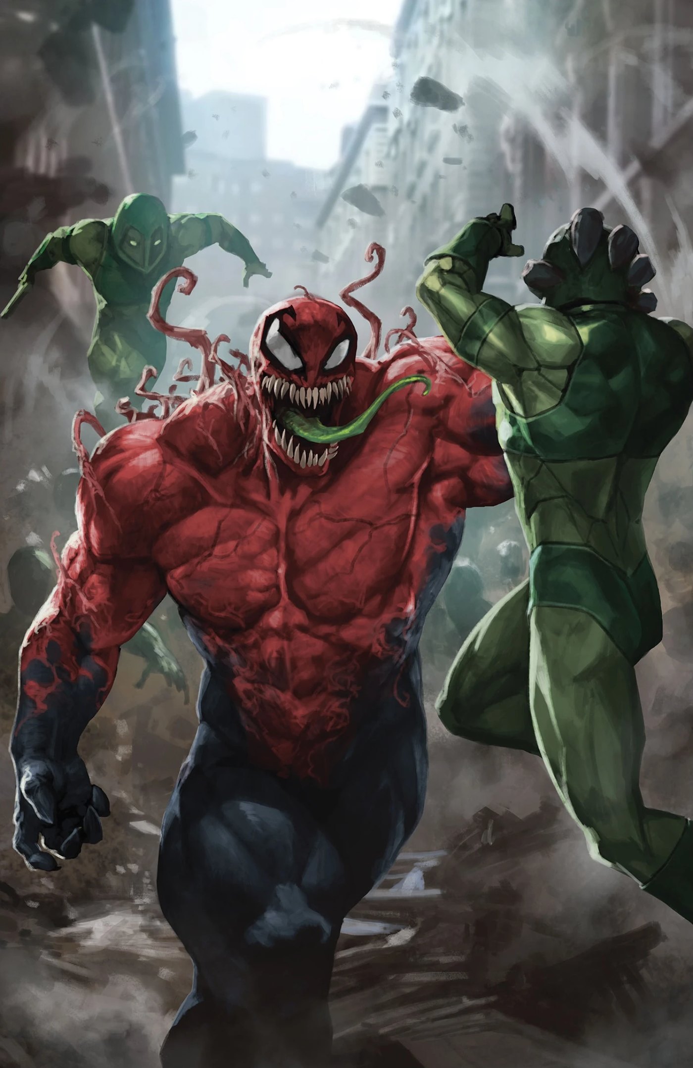 Toxin, widely considered the strongest of the traditional Klyntar symbiotes