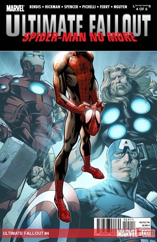 Ultimate Fallout #4, the first appearance of Miles Morales