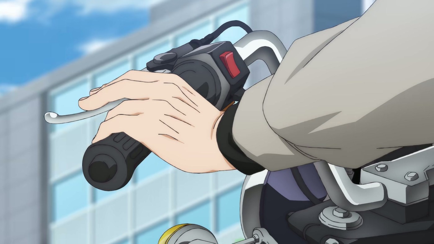 Wrist-mounted time leap device close-up in Tokyo Revengers trailer