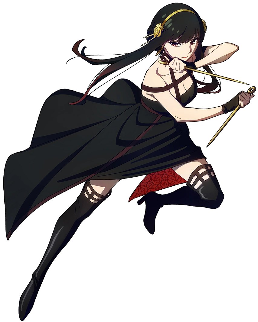 Yor Forger, the assassin known as the Thorn Princess, in the Spy x Family anime