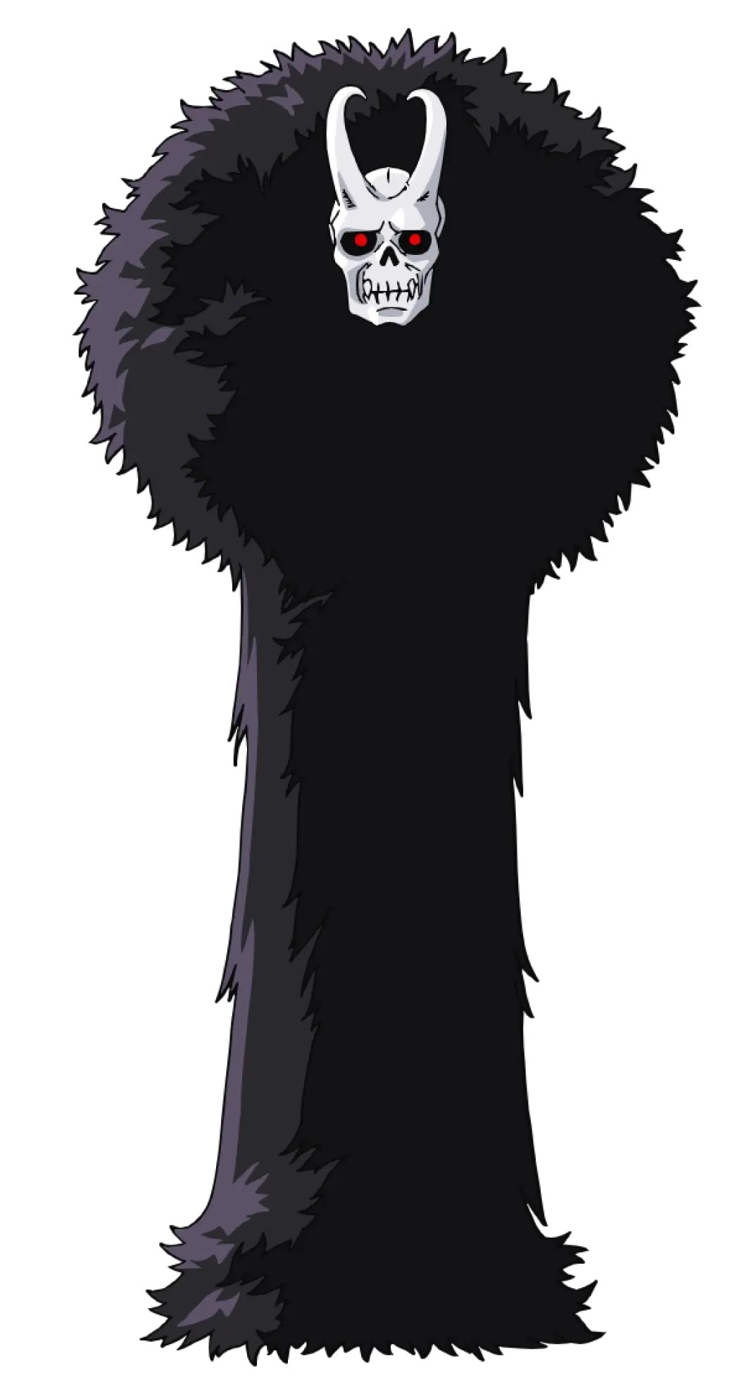 Yozakura, the moth-cluster tsugai, in his Daemons of the Shadow Realm anime design