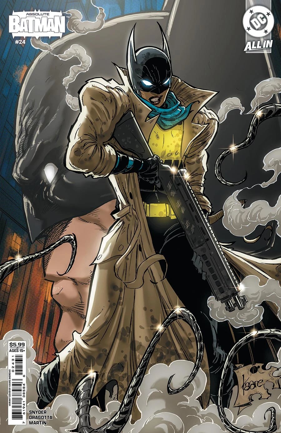 Absolute Batman #24 Kaare Andrews variant cover