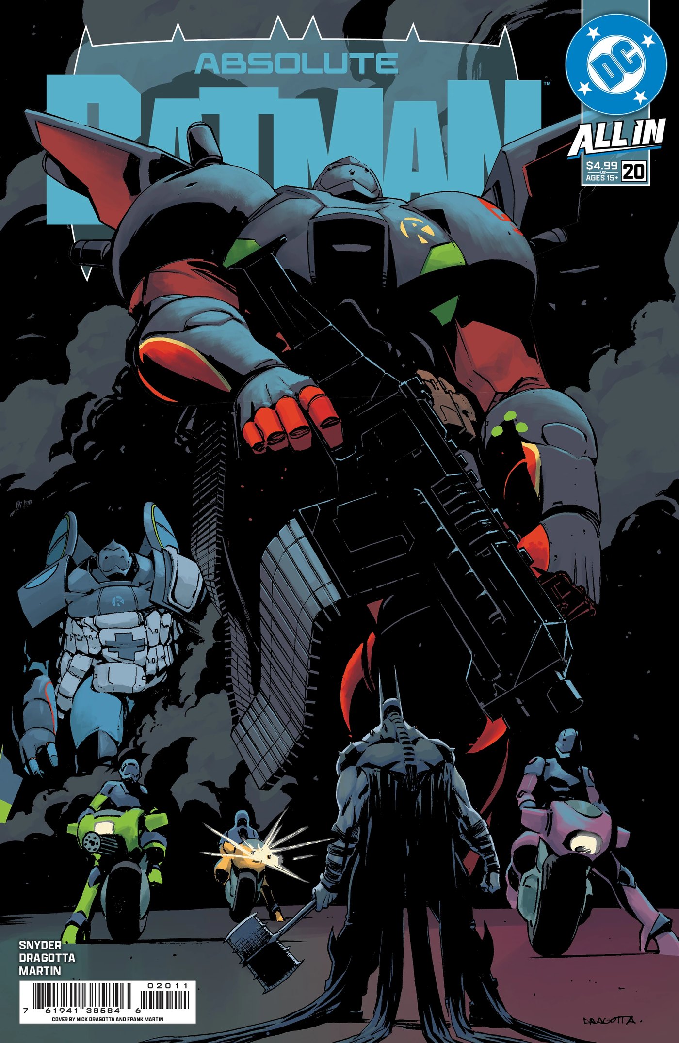 Absolute Batman issue 20 comic cover