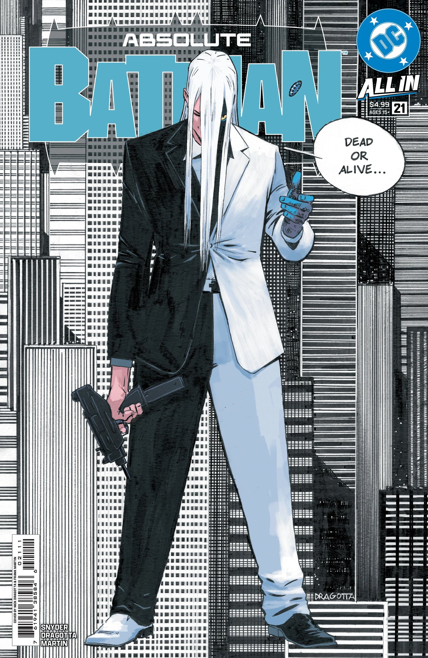 Absolute Batman issue 21 comic cover