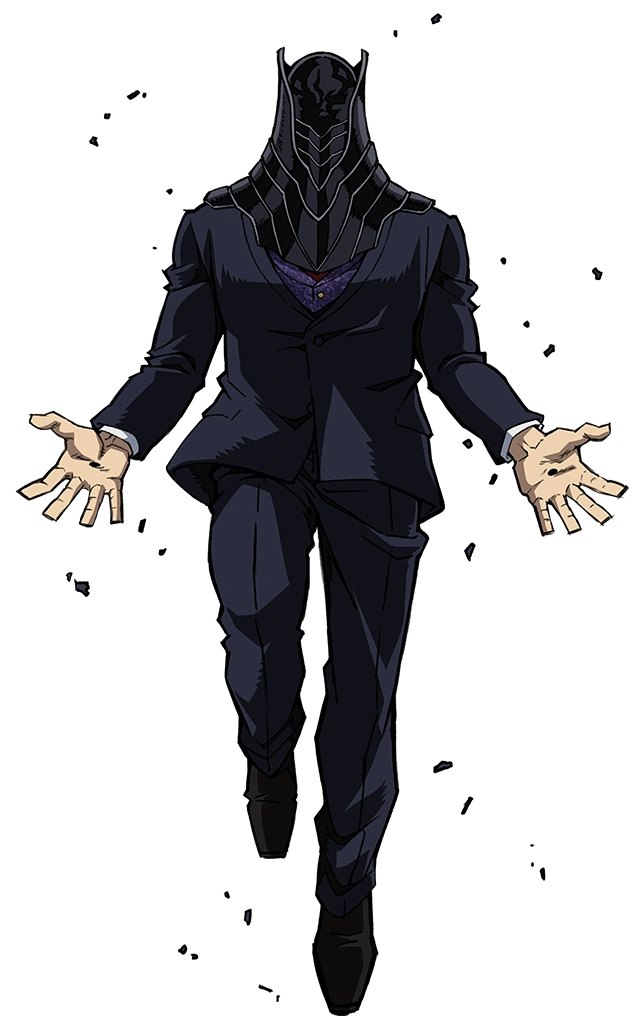 All For One, My Hero Academia's ultimate antagonist, mid-battle