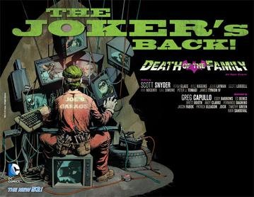 Promotional art for Batman: Death of the Family (2012-2013) by Scott Snyder and Greg Capullo