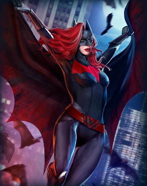 Batwoman in Injustice-style artwork, a character named in the leaked résumé