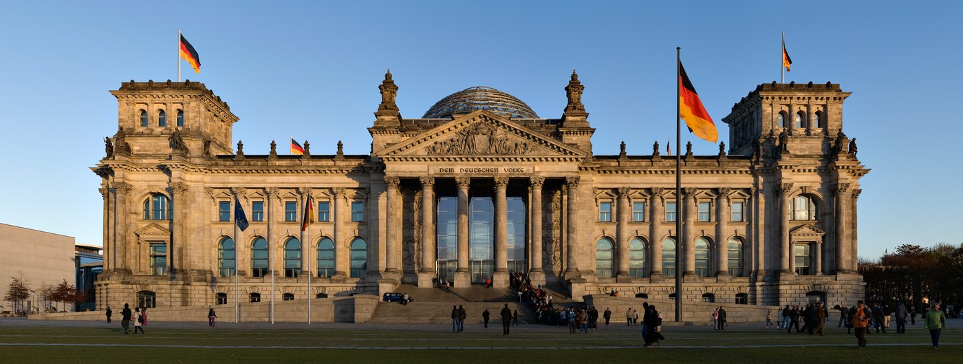 The Reichstag building in Berlin, seat of Germany's parliament