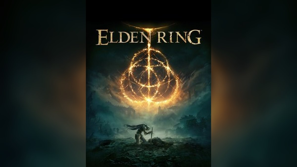 Elden Ring box art showing the Elden Ring symbol over a dark fantasy landscape